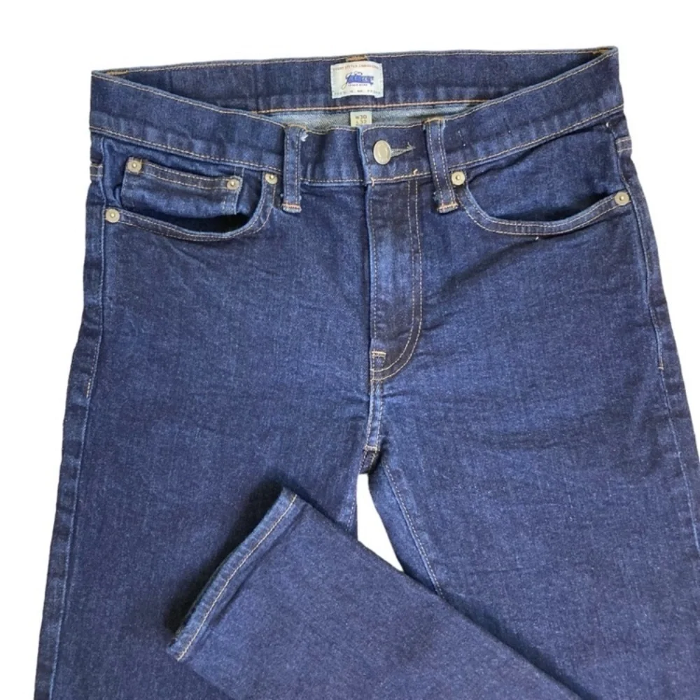 J. Crew Men's 250 Skinny Jeans Kurabo Premium Japanese Denim Dark Wash 30x32